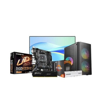 AMD Budget PC Build With RYZEN 5 5600G and GIGABYTE B450M DS3H V2 Ultra Durable